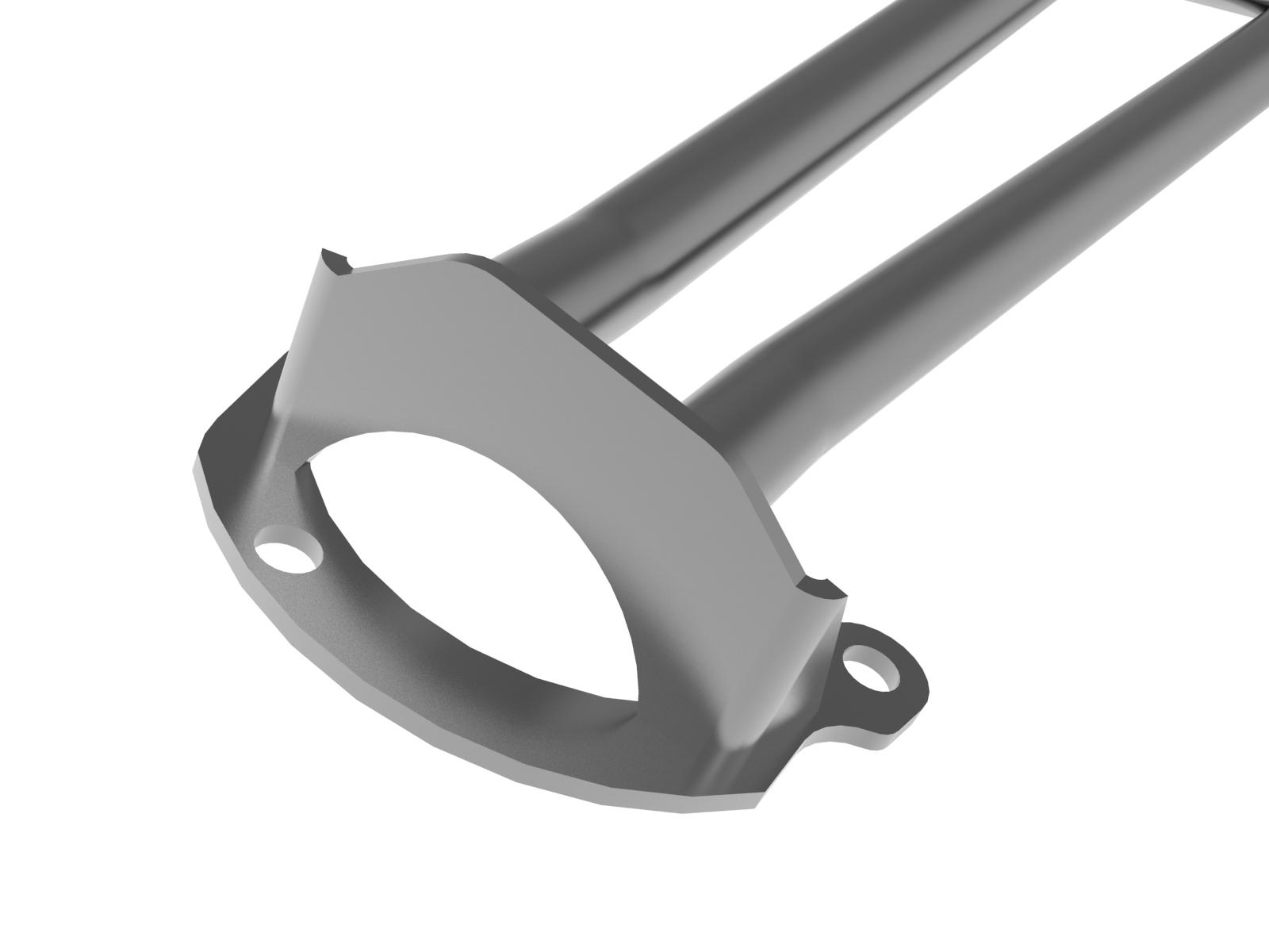 AFE aFe CONTROL Front Suspension Strut Brace Gray Toyota GR86/Subaru BRZ 22-23 H4-2.4L (450-722001-G) - 450-722001-G