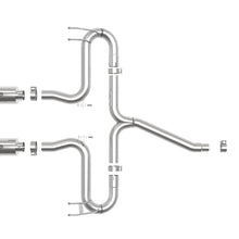 AFE Axle-Back Exhaust System (2017-2020 Honda Civic Sport L4-1.5L (t)) - 49-36625-P