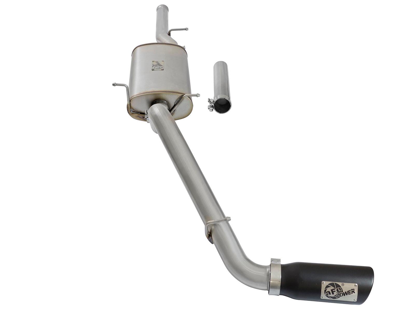 AFE MACH Force-Xp 3 IN 409 Stainless Steel Cat-Back Exhaust System w/Black Tip - 49-44072-B