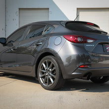 AFE Takeda 2-1/2 IN 304 Stainless Steel Axle-Back Exhaust System w/ Black Tips (Mazda 3 14-18 L4-2.0/2.5L) - 49-37014-B