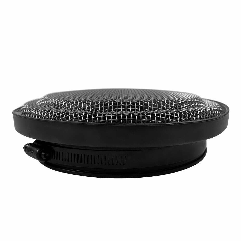 S&B Turbo Screen Guard With Velocity Stack - 5.50 Inch (Black) - 77-3014