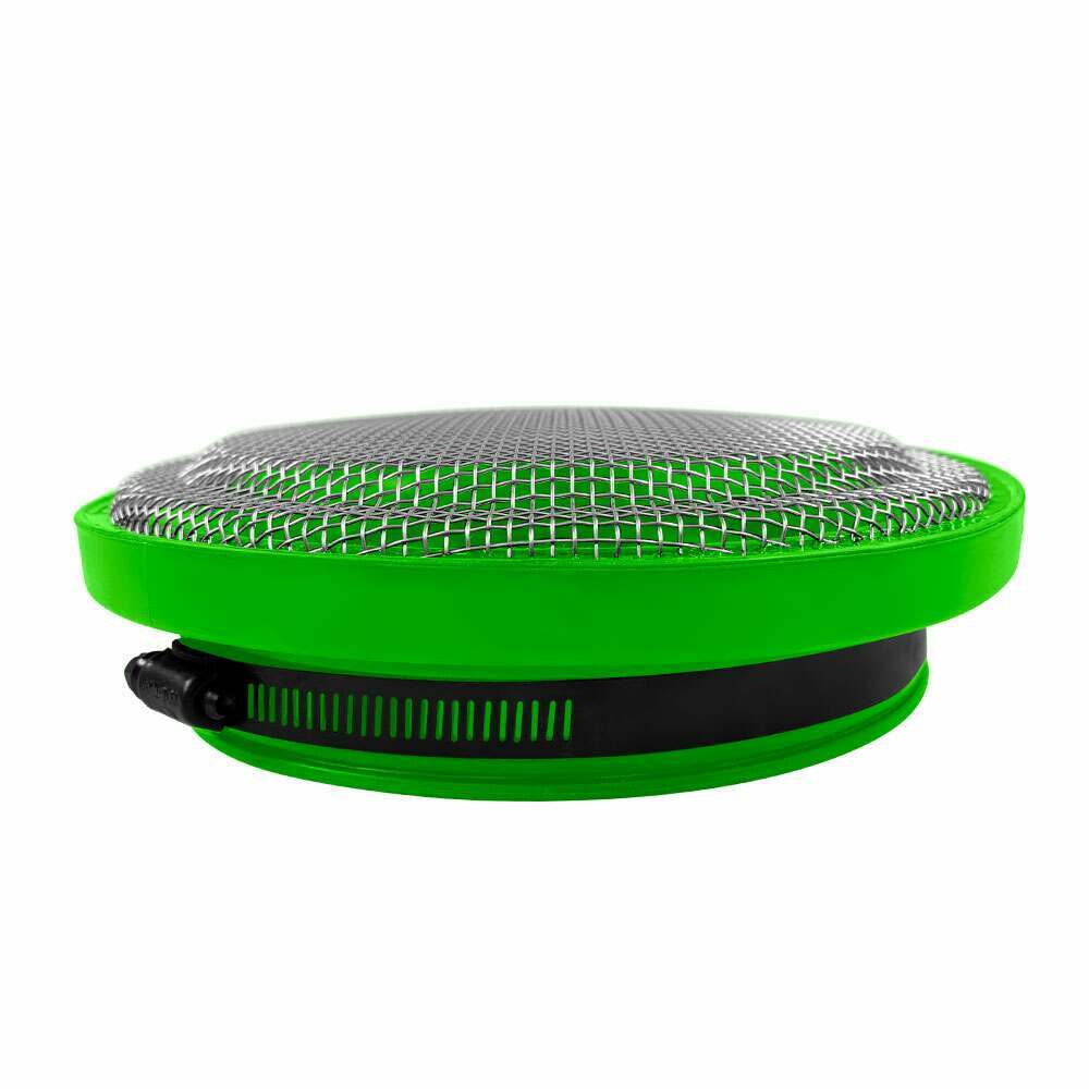 S&B Turbo Screen Guard With Velocity Stack - 3 Inch (Green) - 77-3026