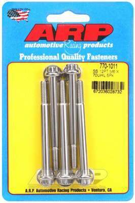 ARP M6 x 1.00 x 70 12pt SS bolts - 770-1011