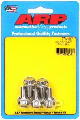 ARP M8 x 1.25 x 16 12pt SS bolts - 771-1017