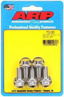 ARP M10 x 1.50 x 20 12pt SS bolts - 772-1001