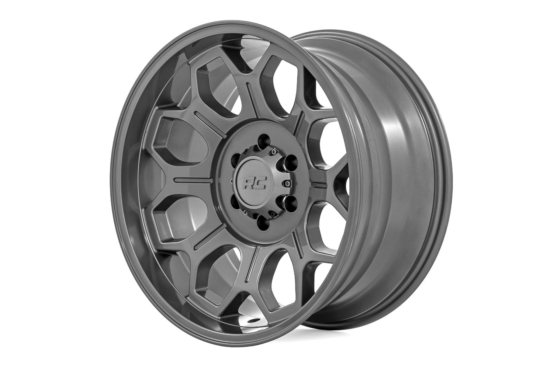 Rough Country 77 Series Wheel One-Piece Gunmetal Gray 20x9 6x135 -12mm (2003-2012 Expedition, F-150) - 77201217G