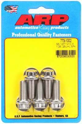 ARP M10 x 1.25 x 25 12pt SS bolts - 773-1002
