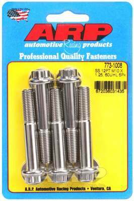 ARP M10 x 1.25 x 60 12pt SS bolts - 773-1008