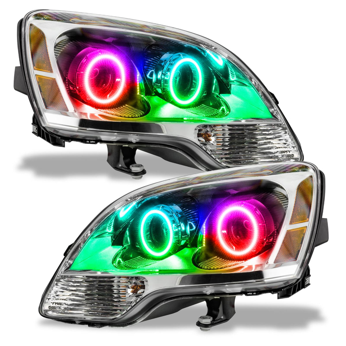 Oracle Lighting Smd Pre-Assembled Headlights, Halogen, 2Nd Design, Colorshift - No Controller (2008-2012 Acadia) - 7732-334