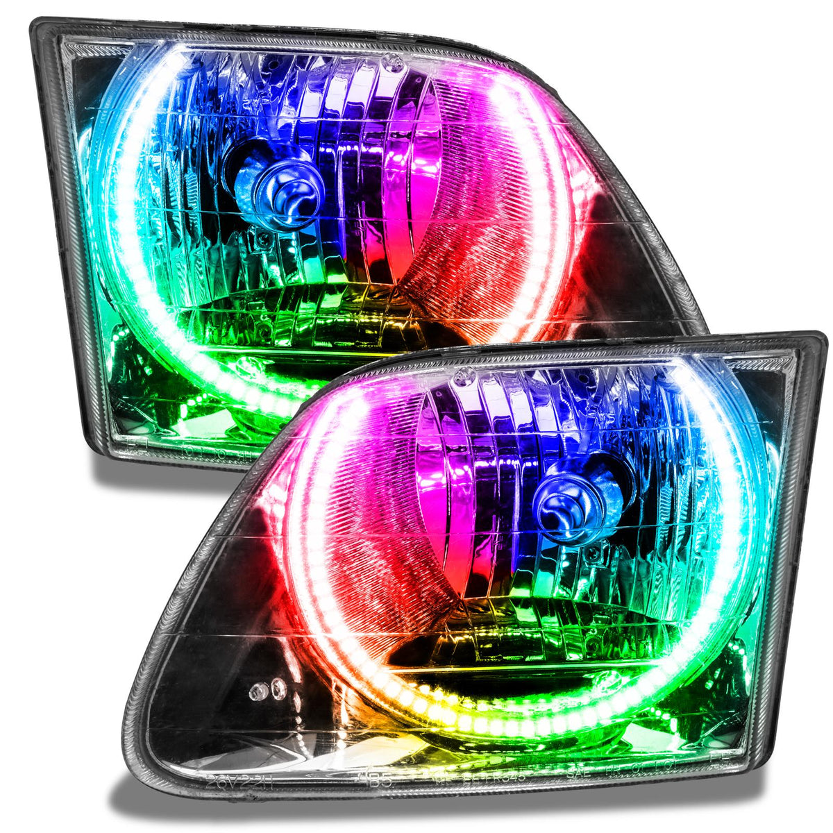 Oracle Lighting Smd Pre-Assembled Headlights, Colorshift - No Controller (1997-2003 F-150) - 7733-334