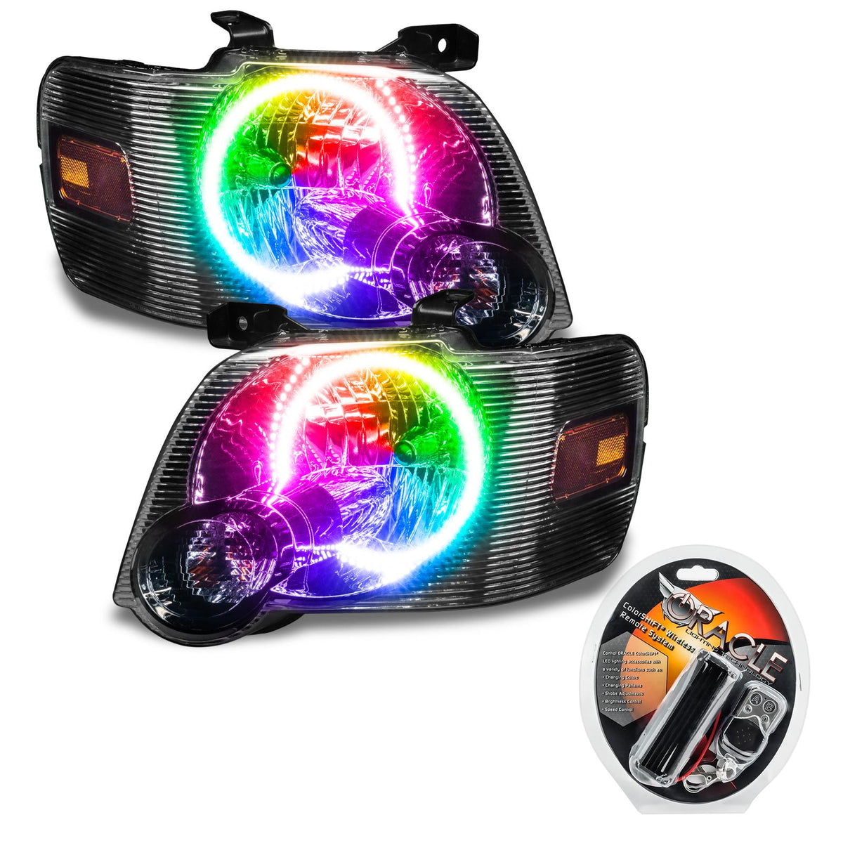 Oracle Lighting Smd Pre-Assembled Headlights, Colorshift (2008-2010 Explorer Sport Trac) - 7736-330
