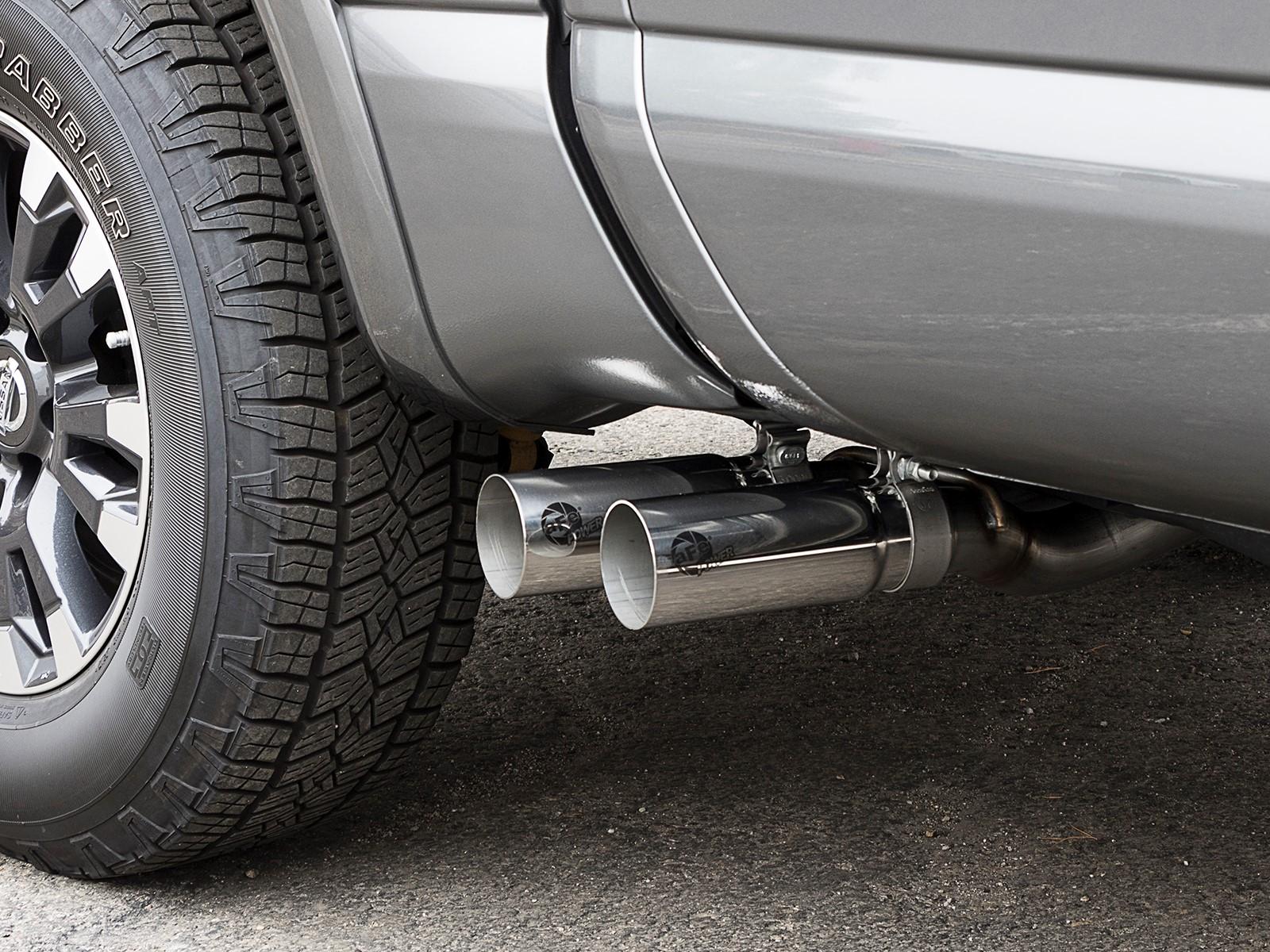 AFE Cat-Back Exhaust System (2016-2019 Nissan Titan V8-5.6L) - 49-46126-P
