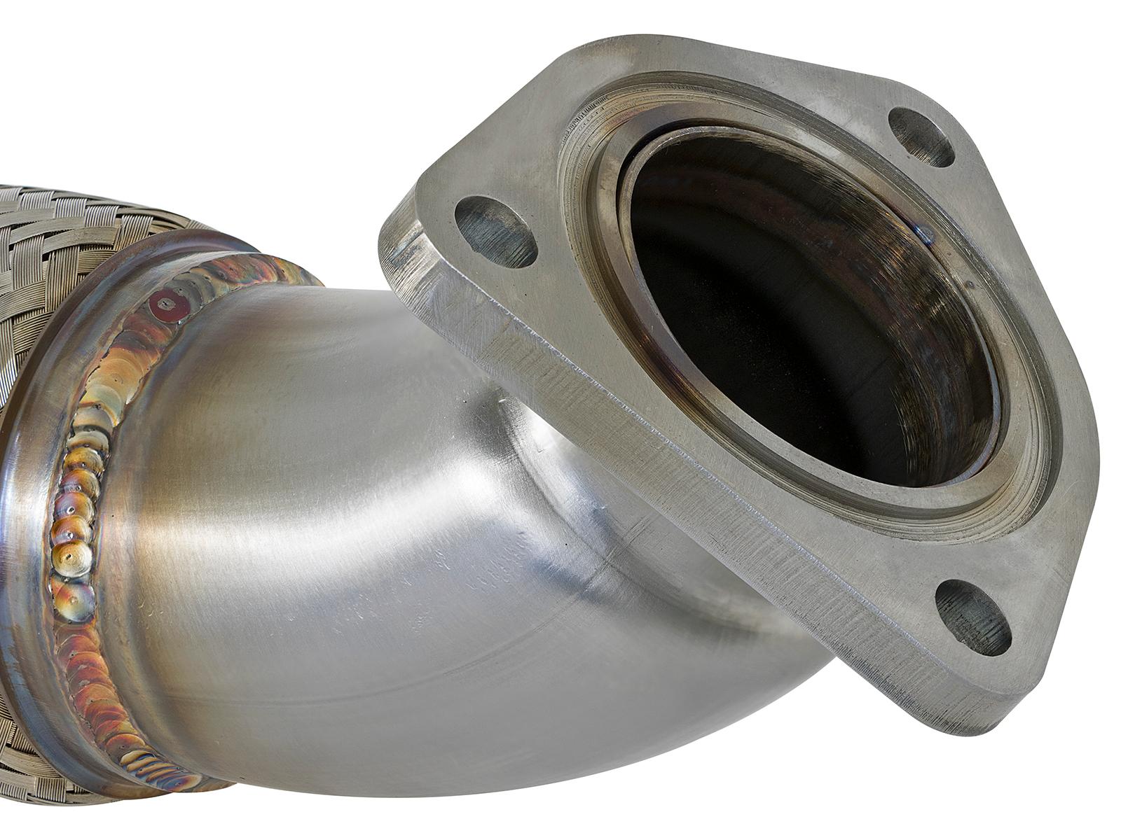 AFE Takeda 3 IN 304 Stainless Steel Mid-Pipe (Honda Civic Type R 17-21 L4-2.0L (t)) - 49-36617