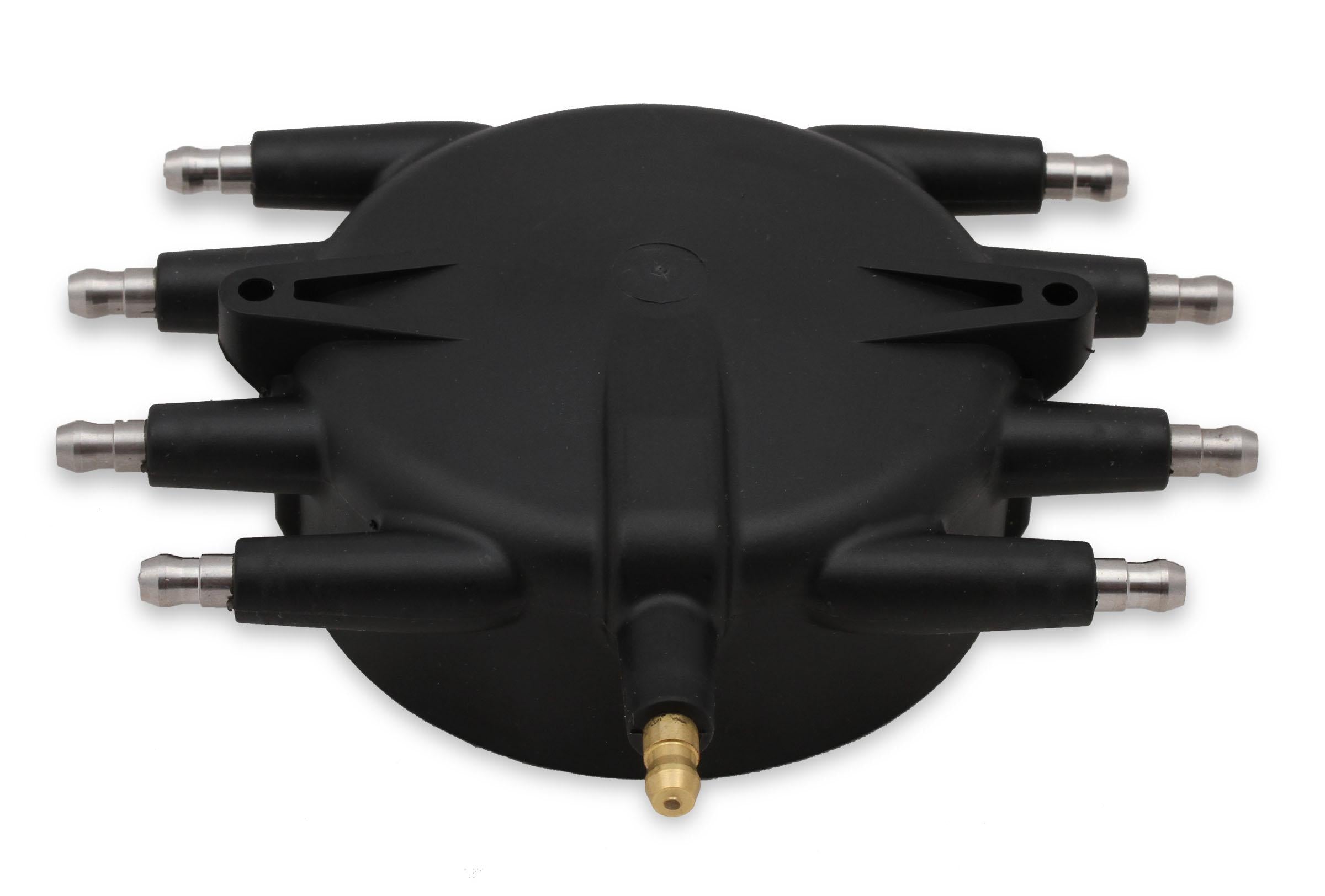 Crab Style Distributor Cap, Black.  - 85413