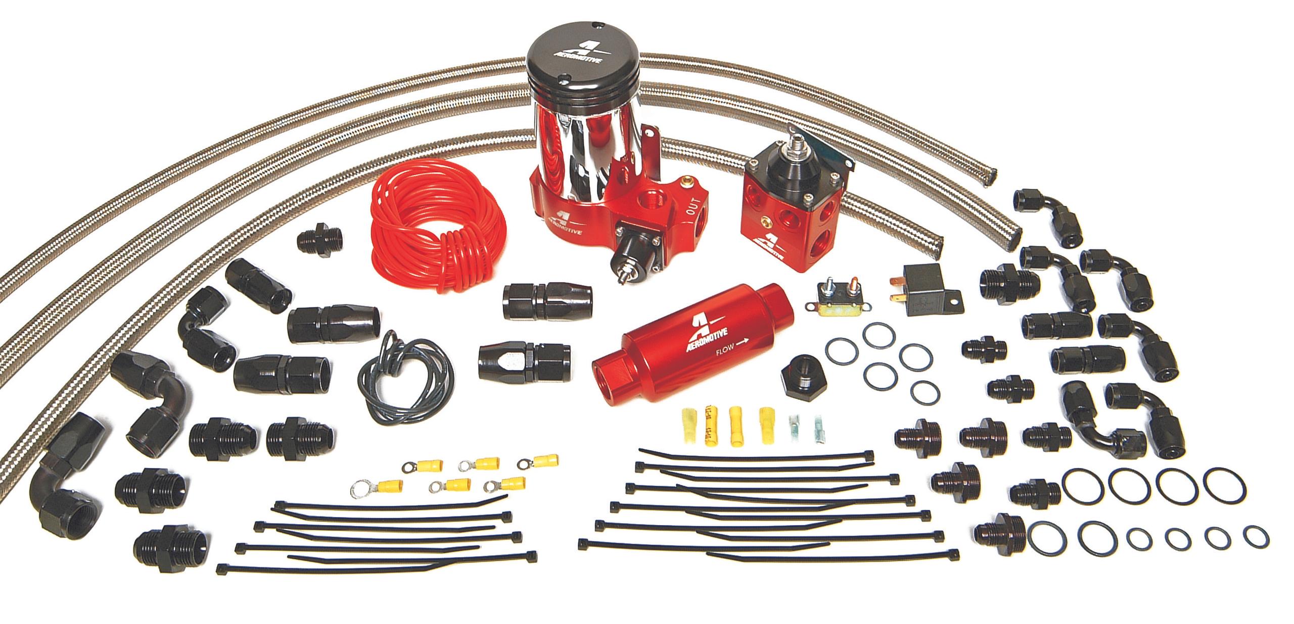 Aeromotive A2000 Carbureted Fuel System (Dual Carb) - 17204