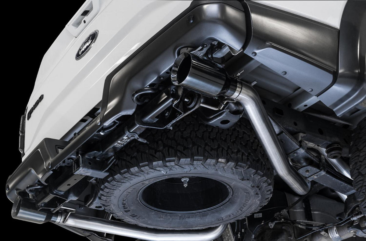 AWE 3020-33050 Tailpipe Conversion Kit for 17-19 Ford Raptor - Diamond Black 5" Tips
