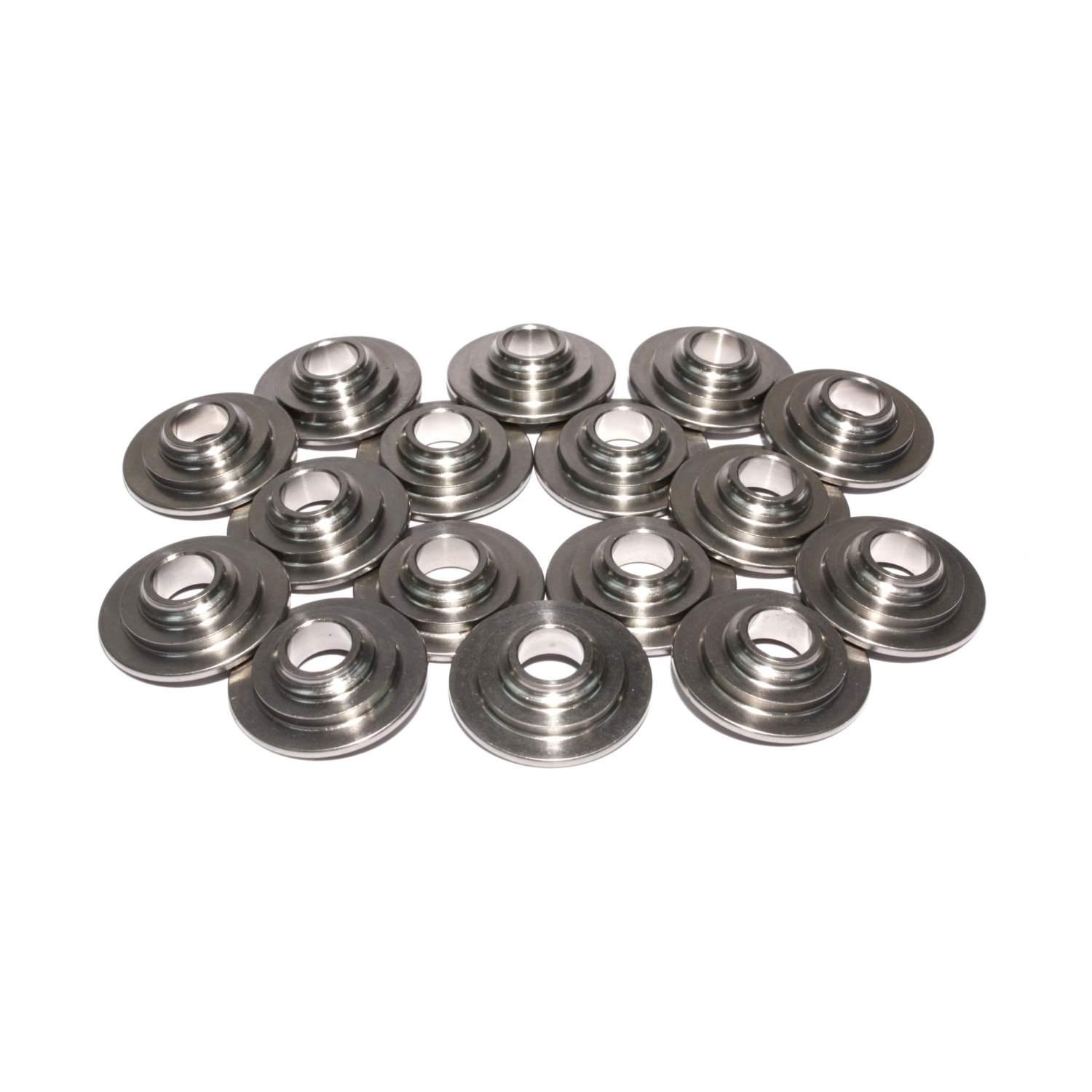 Comp Cams 7 Degree Titanium Retainer Set of 16 for 26926 Spring w/ 8mm Valve Stem - 779-16