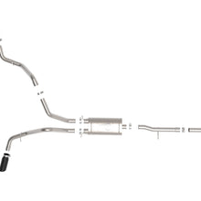 AFE Apollo GT Series Cat-Back Exhaust System w/ Dual Rear-Side Exit Black Tip - 49-44134-B