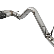 AFE Rebel XD 4 IN 409 Stainless Steel DPF-Back Exhaust w/Dual Black Tips (2017-2019 Silverado 2500 HD, Silverado 3500 HD, Sierra 2500 HD, Sierra 3500 HD) - 49-44089-B