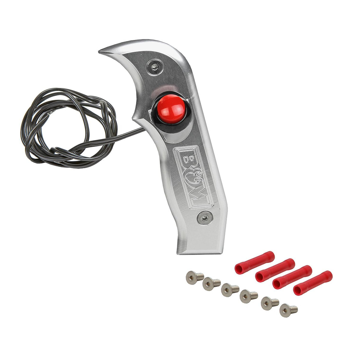 B&M B&amp;M Magnum Grip Side Plate with 12V Button. - 81060