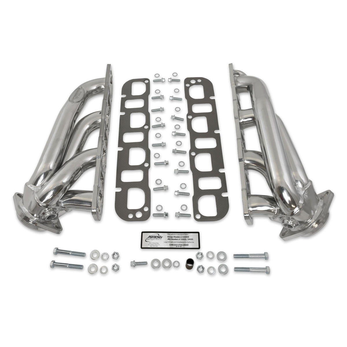 JBA 1964S-1JS 2009-2019 Challenger / Charger / 300C 5.7L 1-3/4" Shorty Headers (Silver Ceramic)