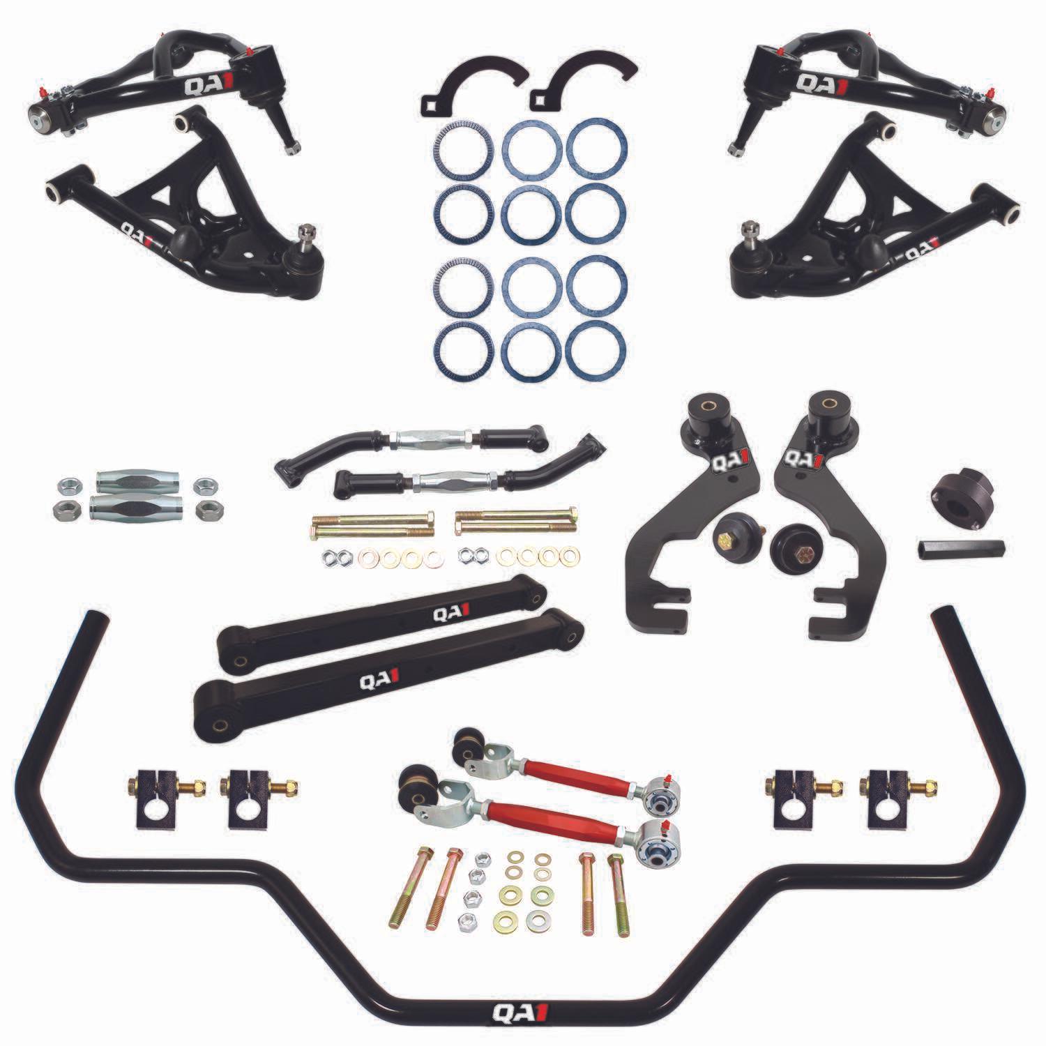 QA1 Drag Kit 2.0, Level 2, G-Body 78-88 Gm G-Body, W/0 Shocks (1978-1988 Buick, Chevrolet, GMC, Oldsmobile, Pontiac Fitment) - DK32-GMG1