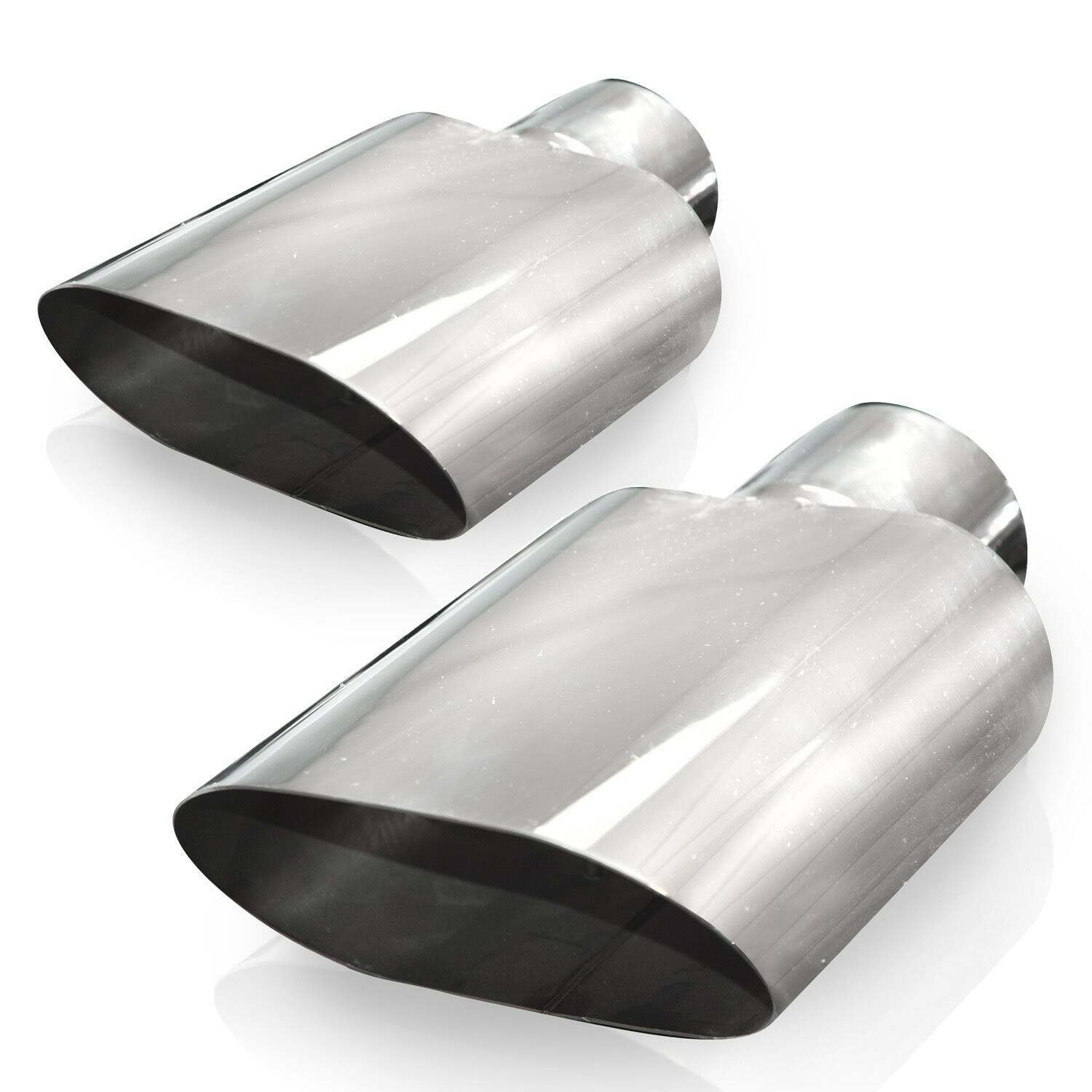 Stainless Works Big Oval Tips 3" Inlet - 781300