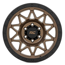 Rough Country 78 Series Wheel Simulated Beadlock Bronze/Black 18x9 6x5.5 +0mm (1960-1999 C10 Pickup, Land Cruiser, K10 Pickup, K15/K1500 Pickup, K15/K1500 Suburban, Wagoneer, Cherokee, J10, J20, K10 Suburban, K10, K5 Blazer, C15 Suburban, K15 Suburban, Sc