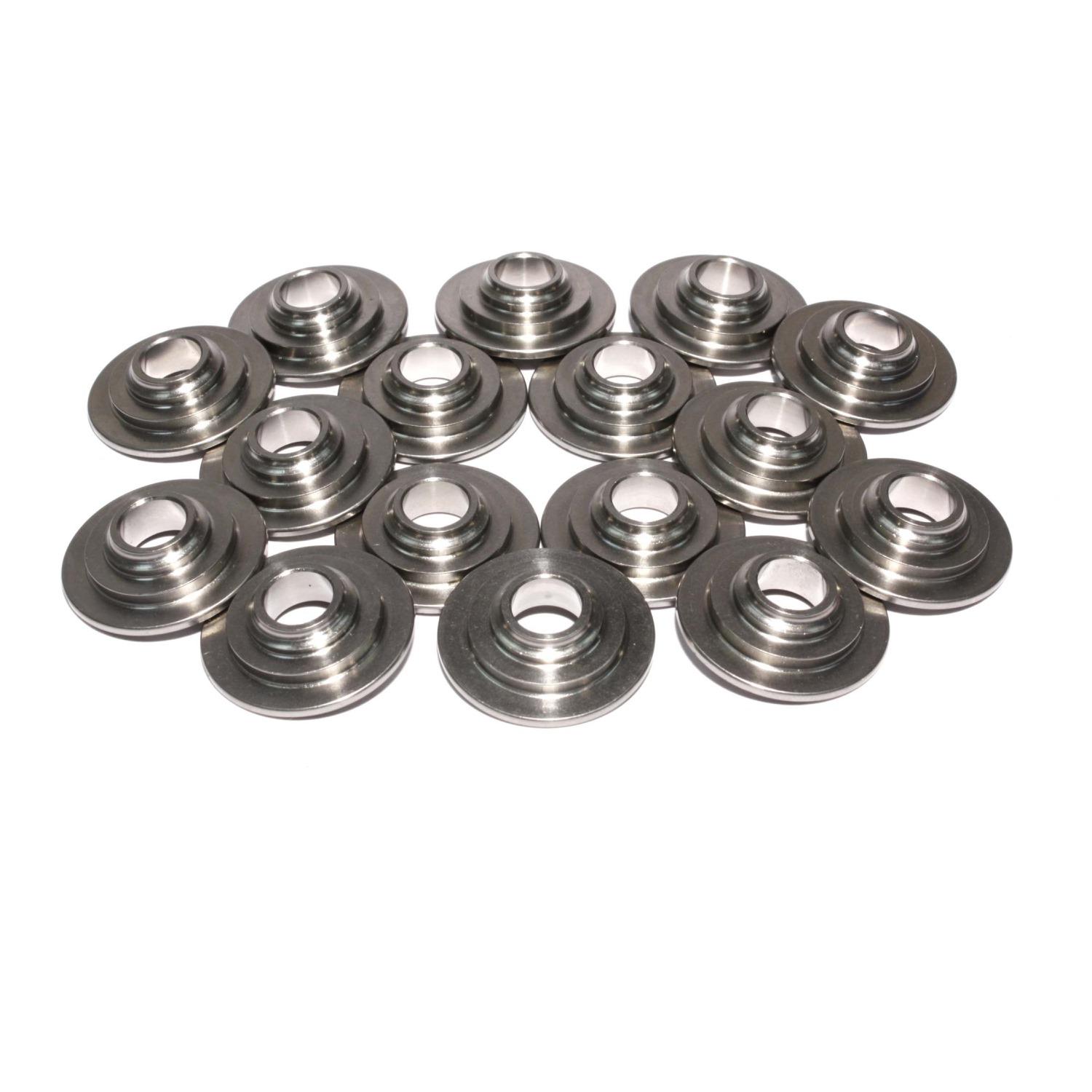Comp Cams 10 Degree Titanium Retainer Set of 16 for 1.625" OD 26091 Springs - 784-16