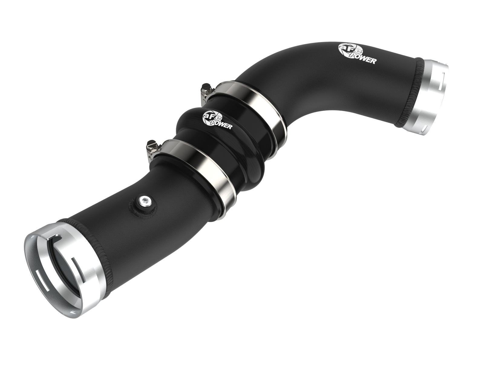 AFE BladeRunner 2-1/2 IN Aluminum Hot Charge Pipe Black (2024 Land Cruiser , Tacoma) - 46-20728-B