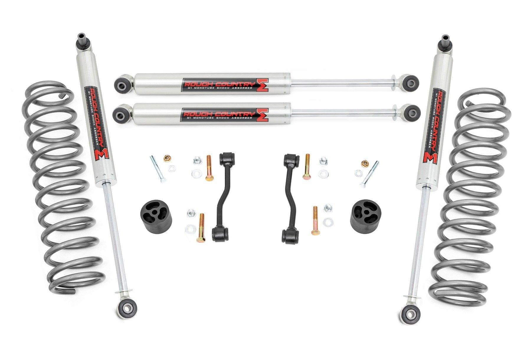 Rough Country 2.5 Inch Leveling Kits Springs M1 Jeep Gladiator JT 4WD (2024-2025) (2024-2026 Gladiator) - 78440