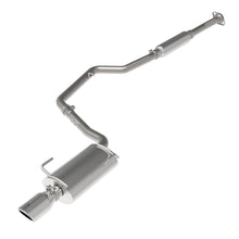 AFE Takeda 2-1/4 IN 304 Stainless Steel Cat-Back Exhaust System w/ Polished Tip (2012-2016 Impreza) - 49-36052-P