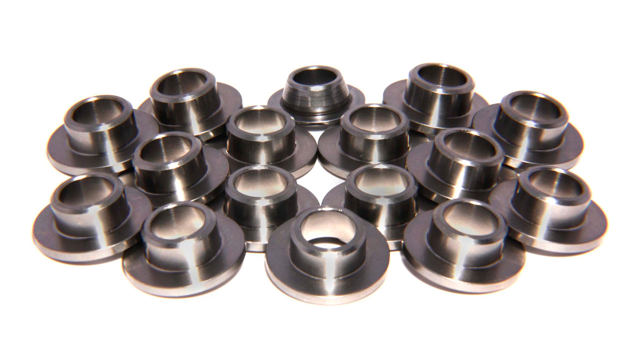 Comp Cams 10 Degree Titanium Retainer Set of 16 for 26095 Beehive Spring - 785-16