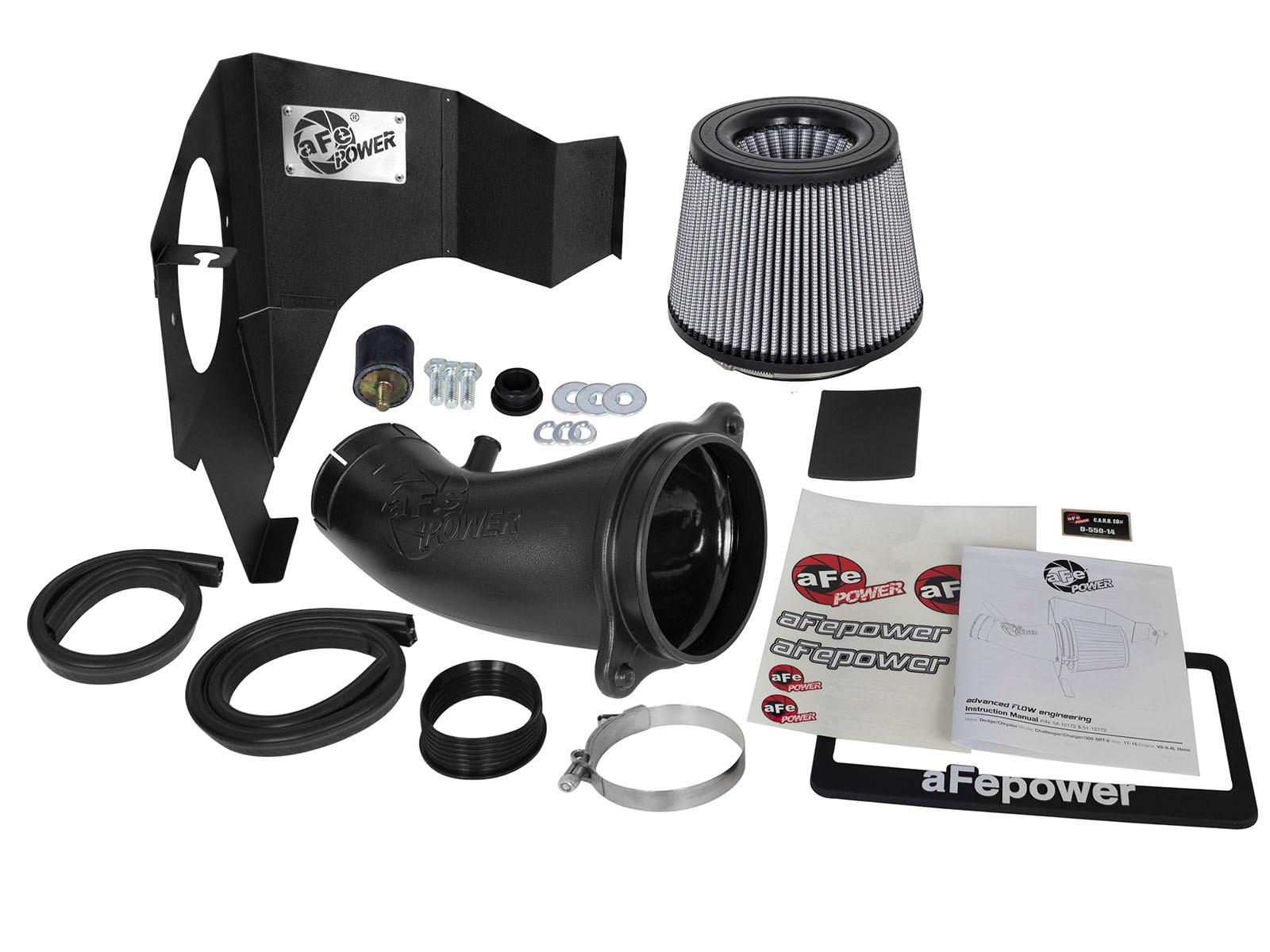 AFE Magnum FORCE Stage-2 Cold Air Intake System w/ Pro DRY S Media (2011-2021 300, Challenger, Charger) - 51-12172