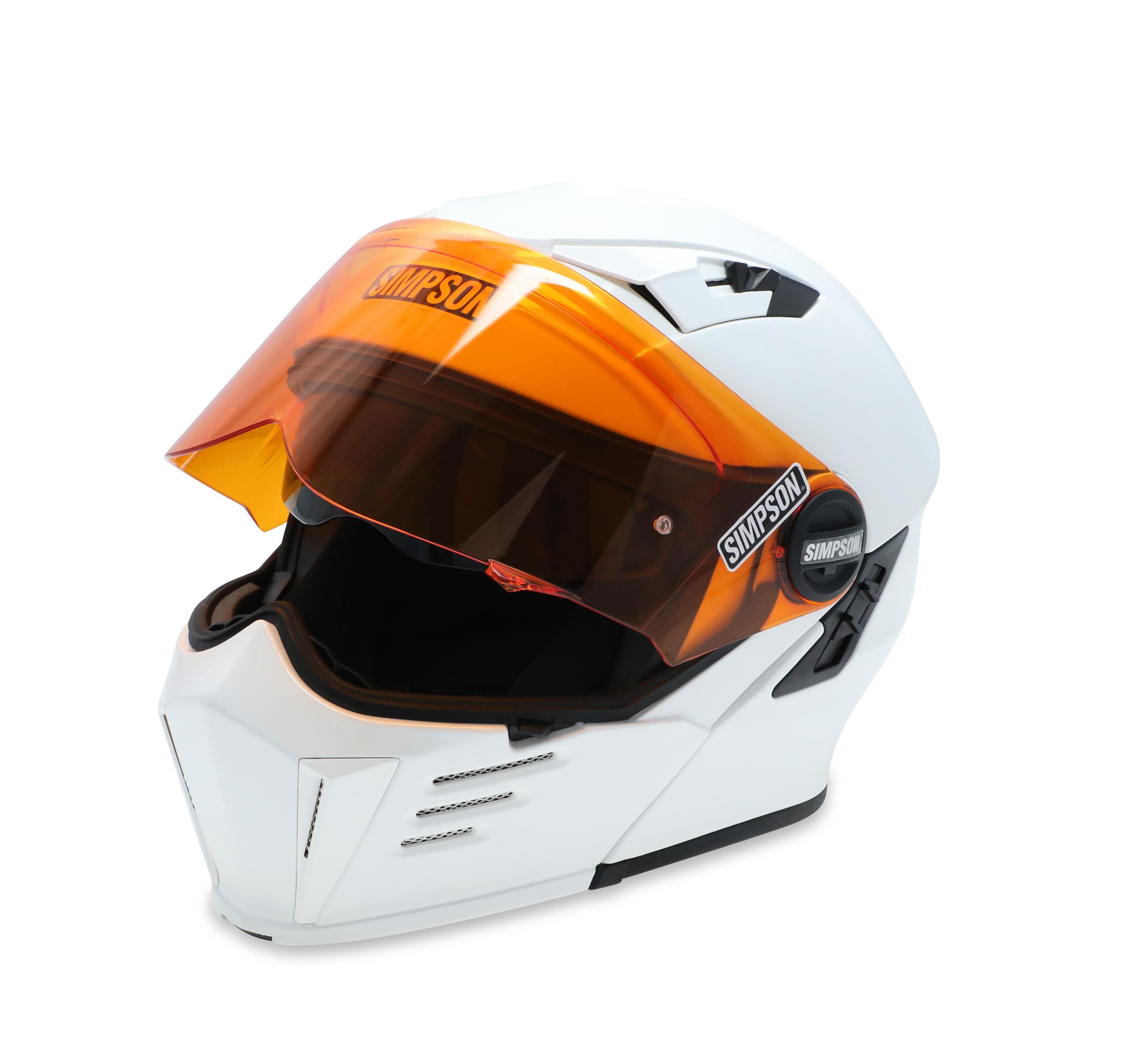 Simpson Racing Mod Bandit Helmet - White Medium - M59M1
