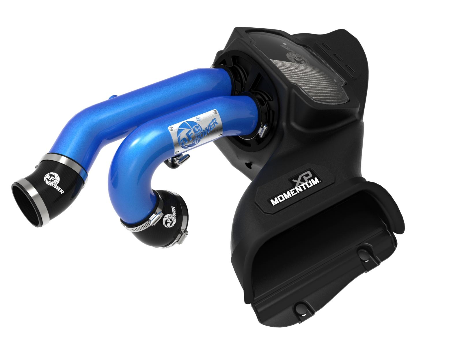 aFe Momentum XP Cold Air Intake System - (Blue) Pro Dry S Filter (2021-2022 Ford F-150 Raptor V6-3.5L) - 50-30072DL