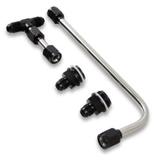 Quickfuel Dual Feed Fuel Line #6AN (Black). - 34-600BKQFT