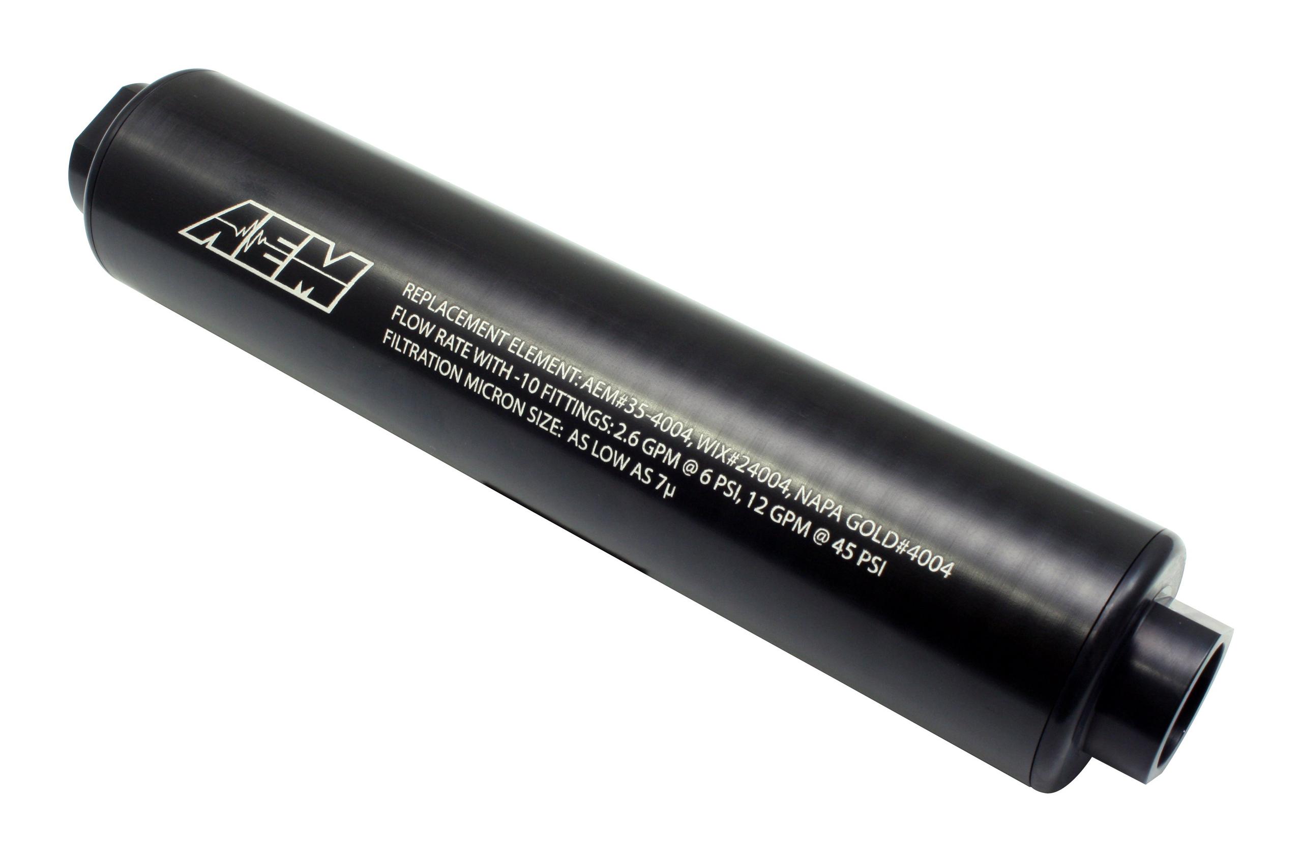 AEM Hi Vol Fuel Filter - 25-201BK