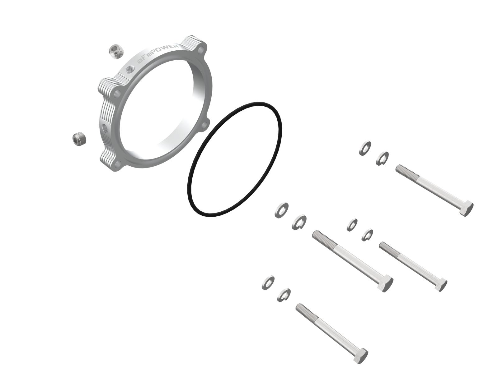 AFE 46-32011 Silver Bullet Throttle Body Spacer (2021+ Dodge Ram 1500 TRX V8-6.2L SC)