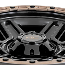 Rough Country 79 Series Wheel One-Piece Semi Gloss Black w/Bronze Ring 17x8.5 6x135 0mm (2003-2012 Expedition, F-150) - 79170917