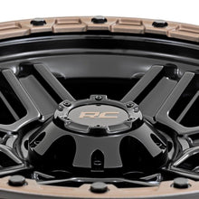 Rough Country 79 Series Wheel One-Piece Semi Gloss Black w/Bronze Ring 18x9 6x135 -12mm (2003-2012 Expedition, F-150) - 79181217