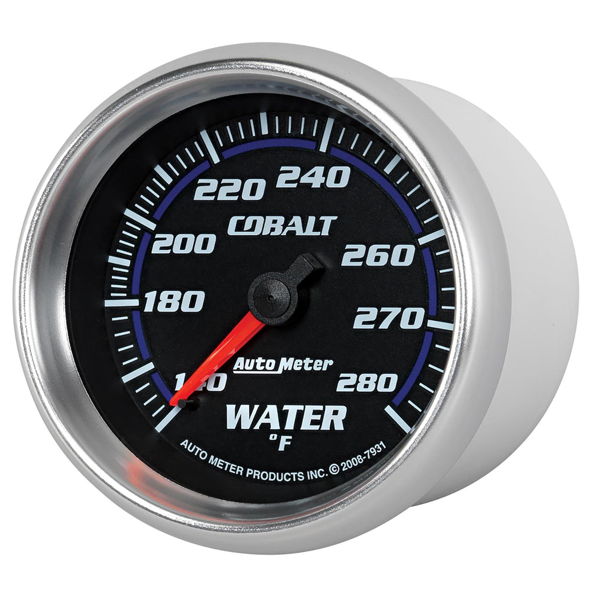 Auto Meter 2-5/8" WATER TEMPERATURE, 140-280 °F, COBALT - 7931