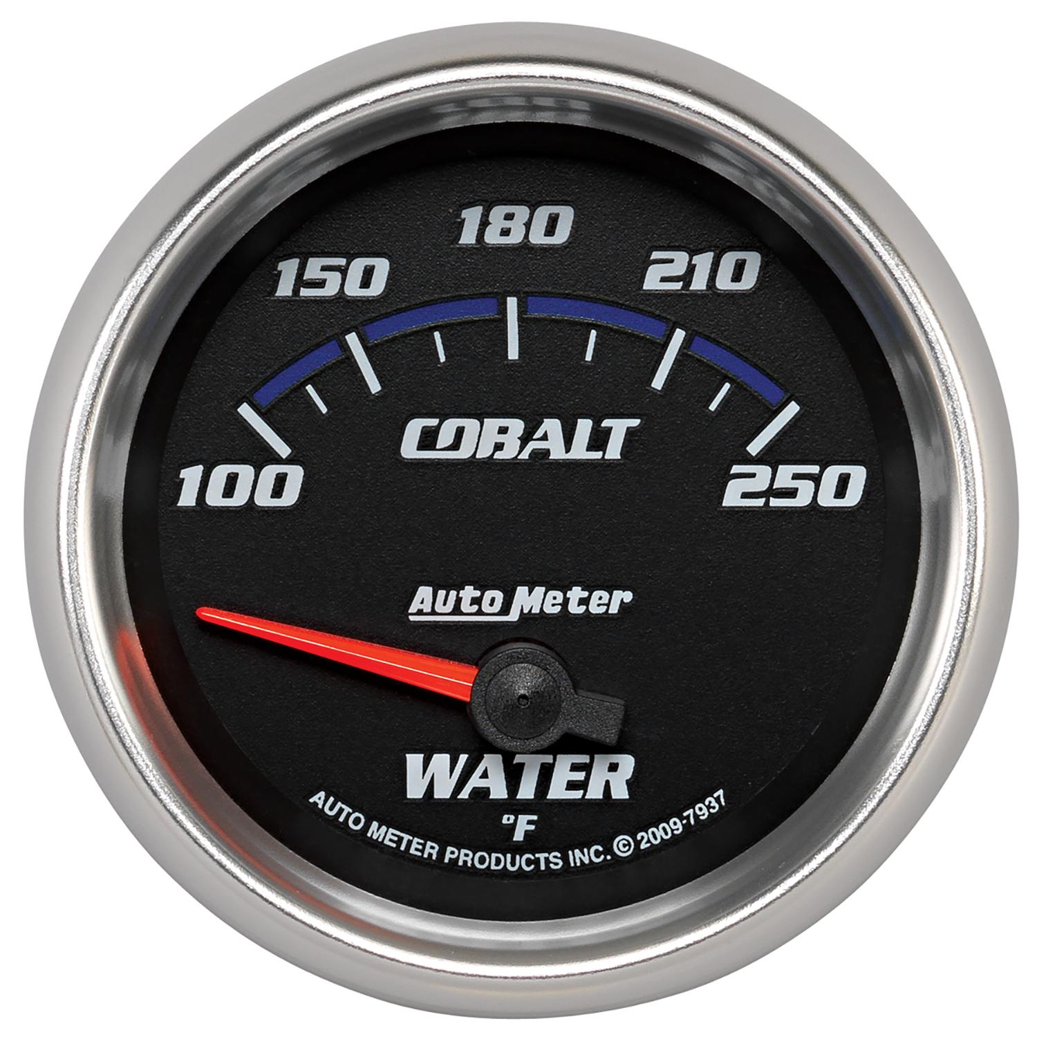 Auto Meter 2-5/8" WATER TEMPERATURE, 100-250 °F, COBALT - 7937