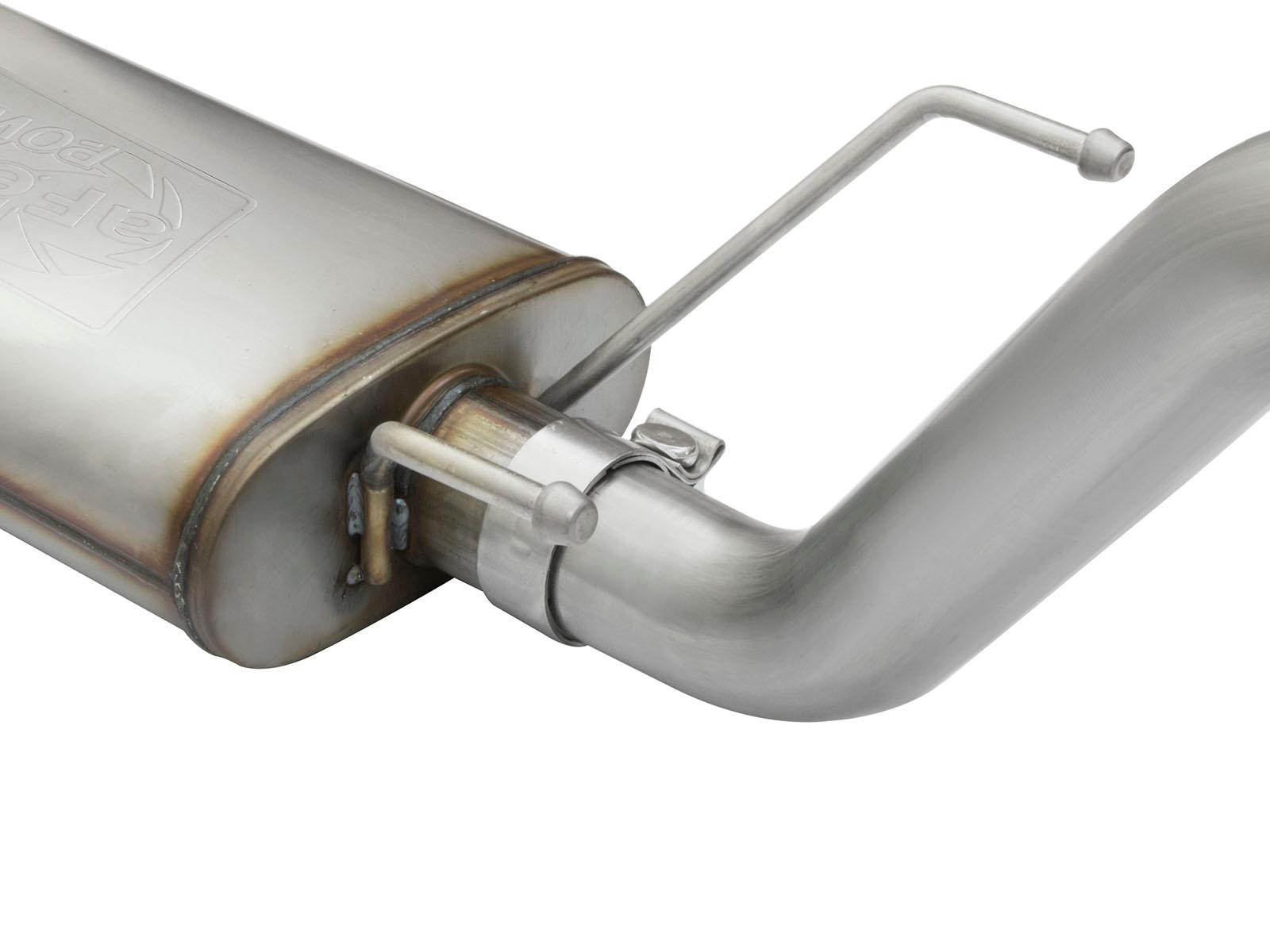 AFE MACH Force-Xp 2-1/2in 409 Stainless Steel Cat-Back Exhaust System w/Black Tip (2005-2012 Tacoma) - 49-46031-B
