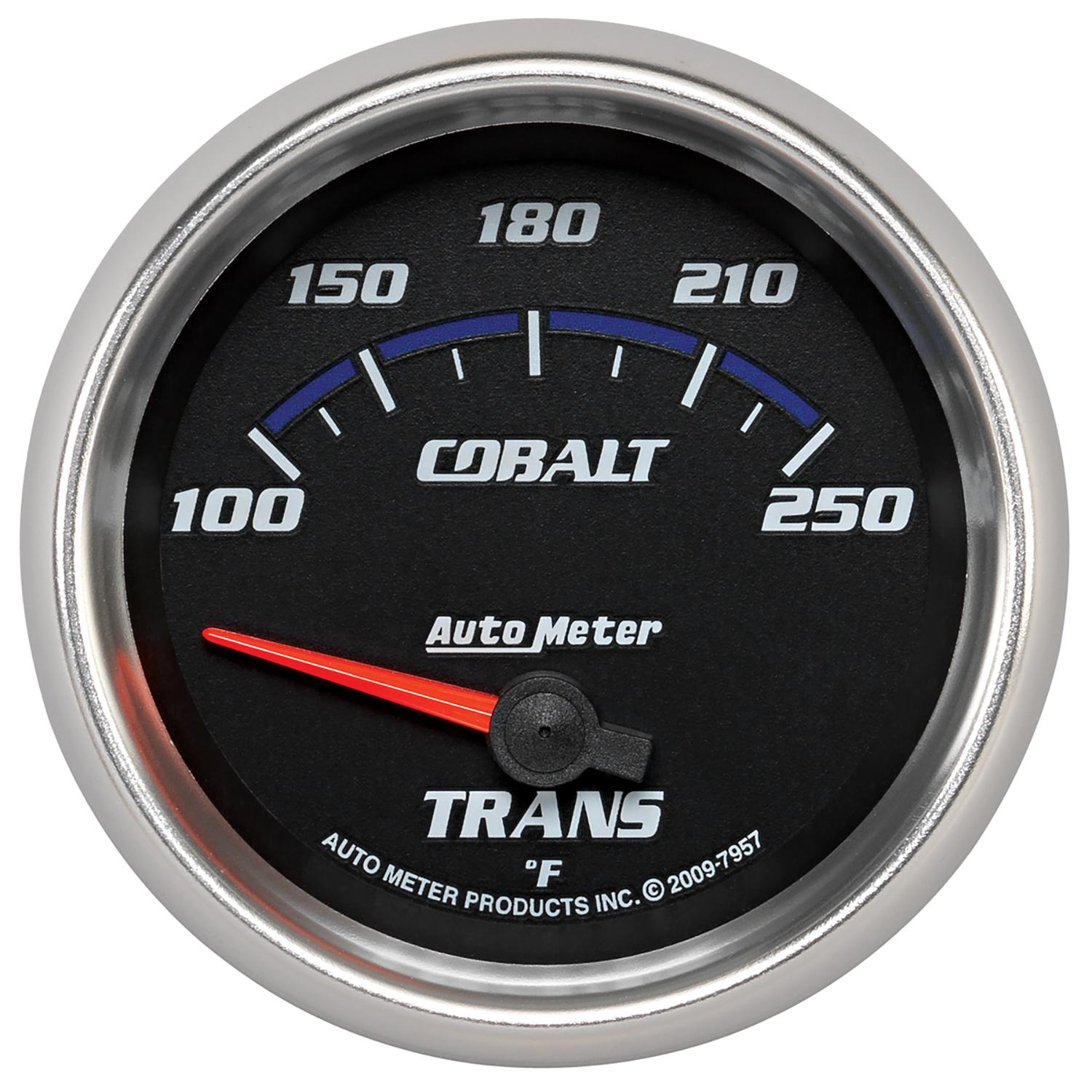 Auto Meter 2-5/8" TRANSMISSION TEMPERATURE, 100-250 °F, COBALT - 7957