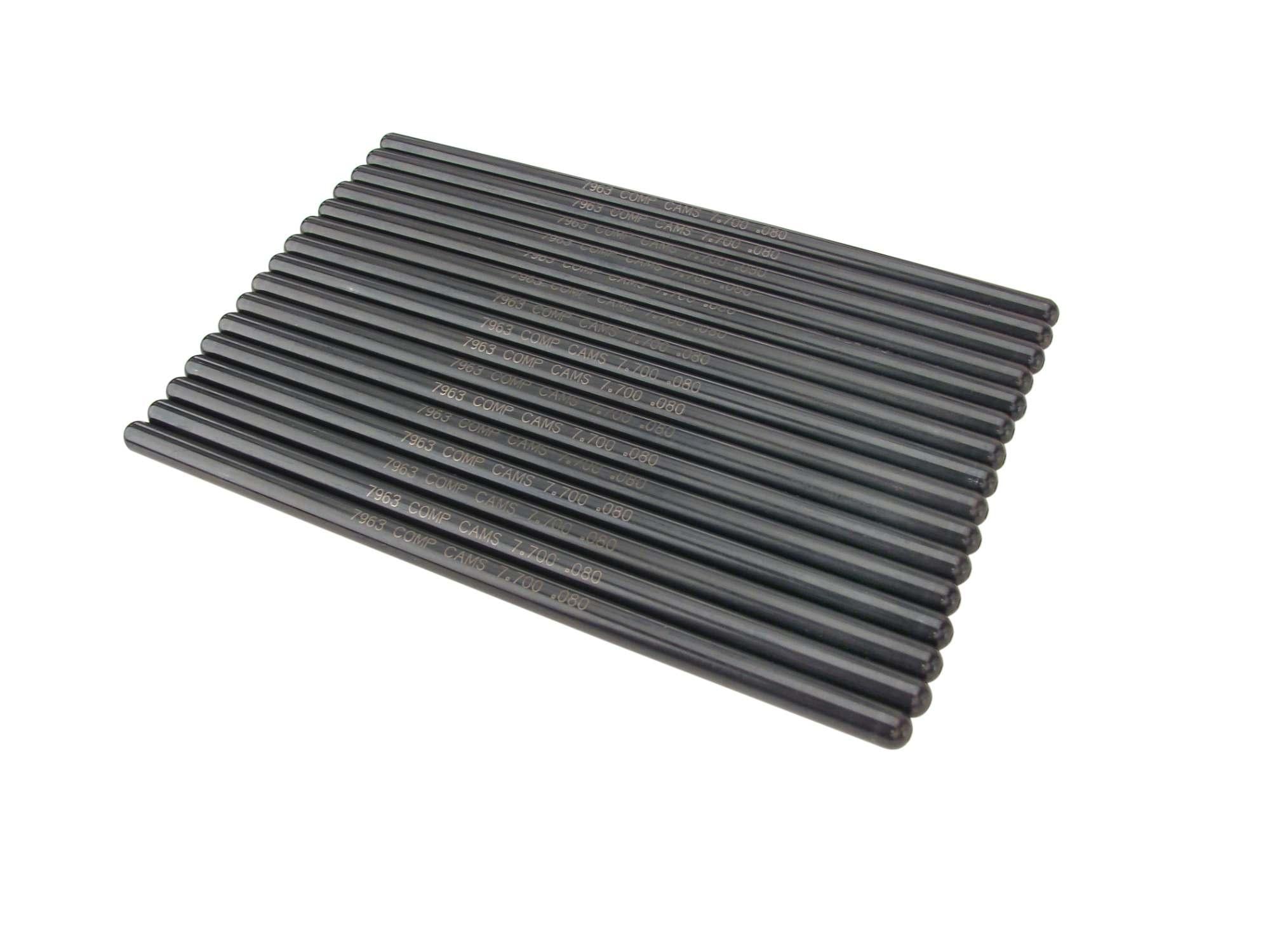 Comp Cams Hi-Tech 7.700" Long, .080" Wall, 5/16" Diameter Pushrod Set - 7963-16
