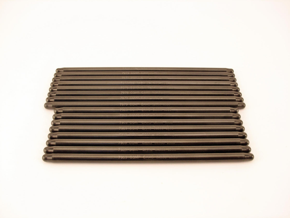 Comp Cams Dual Taper 8.225" Long, .165" Wall, 7/16" Diameter Pushrod Set - 7964-16