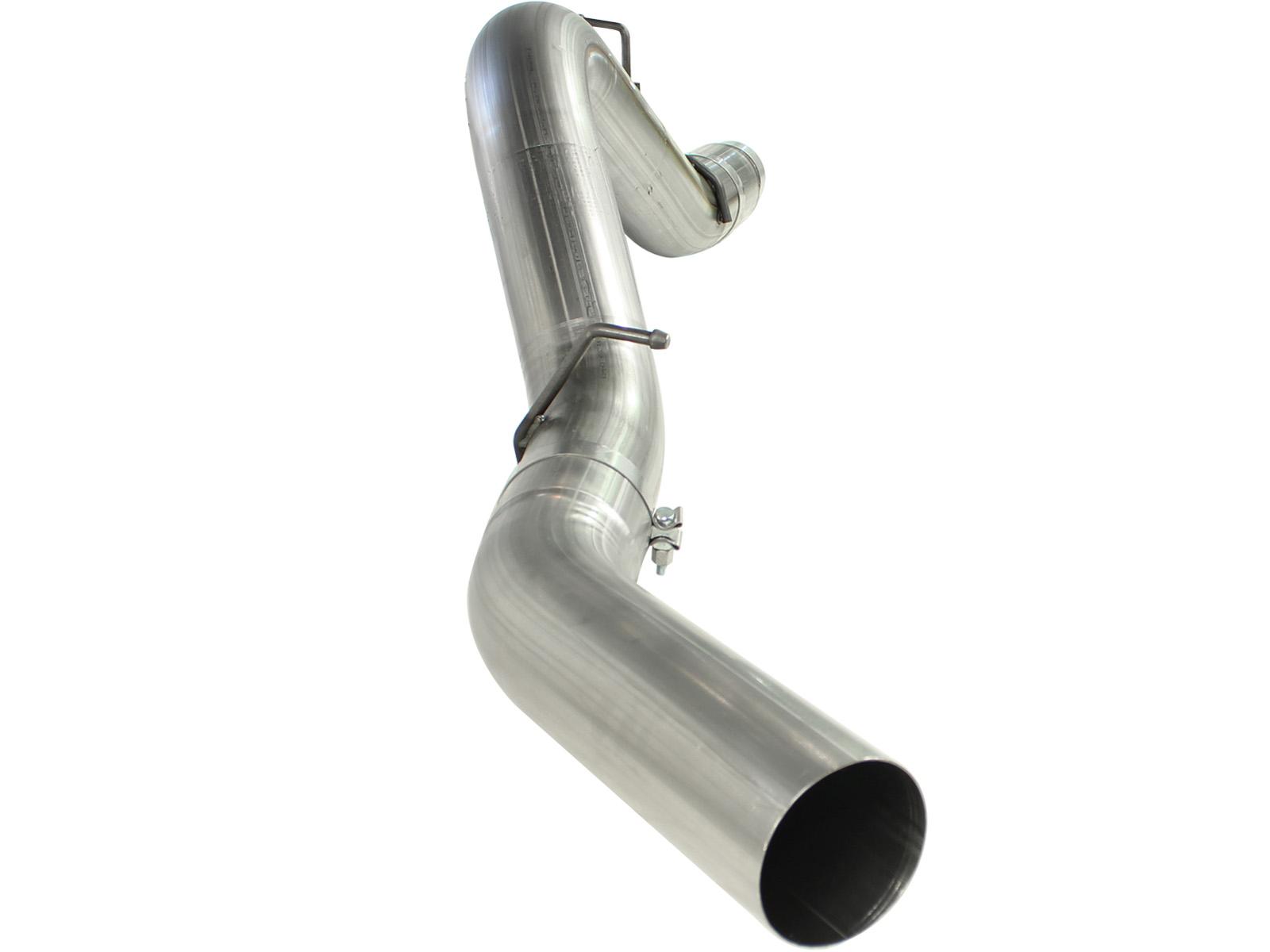 AFE Large Bore-HD 5 IN 409 Stainless Steel DPF-Back Exhaust System (2011-2016 Silverado 2500 HD, Silverado 3500 HD, Sierra 2500 HD, Sierra 3500 HD) - 49-44041