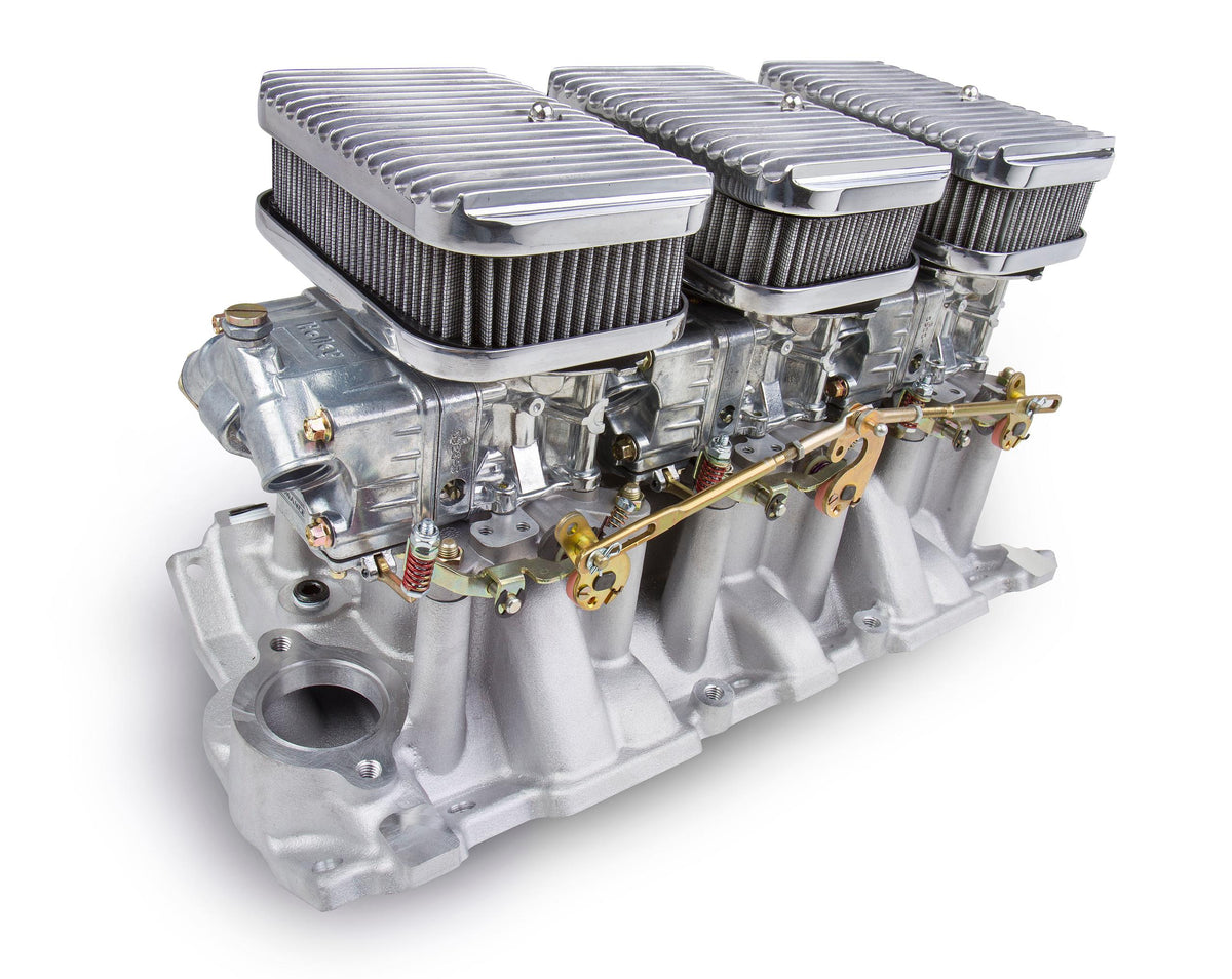 Holley Tri-Power 3x2 SBC Intake and Carburetor Kit - 300-522SA