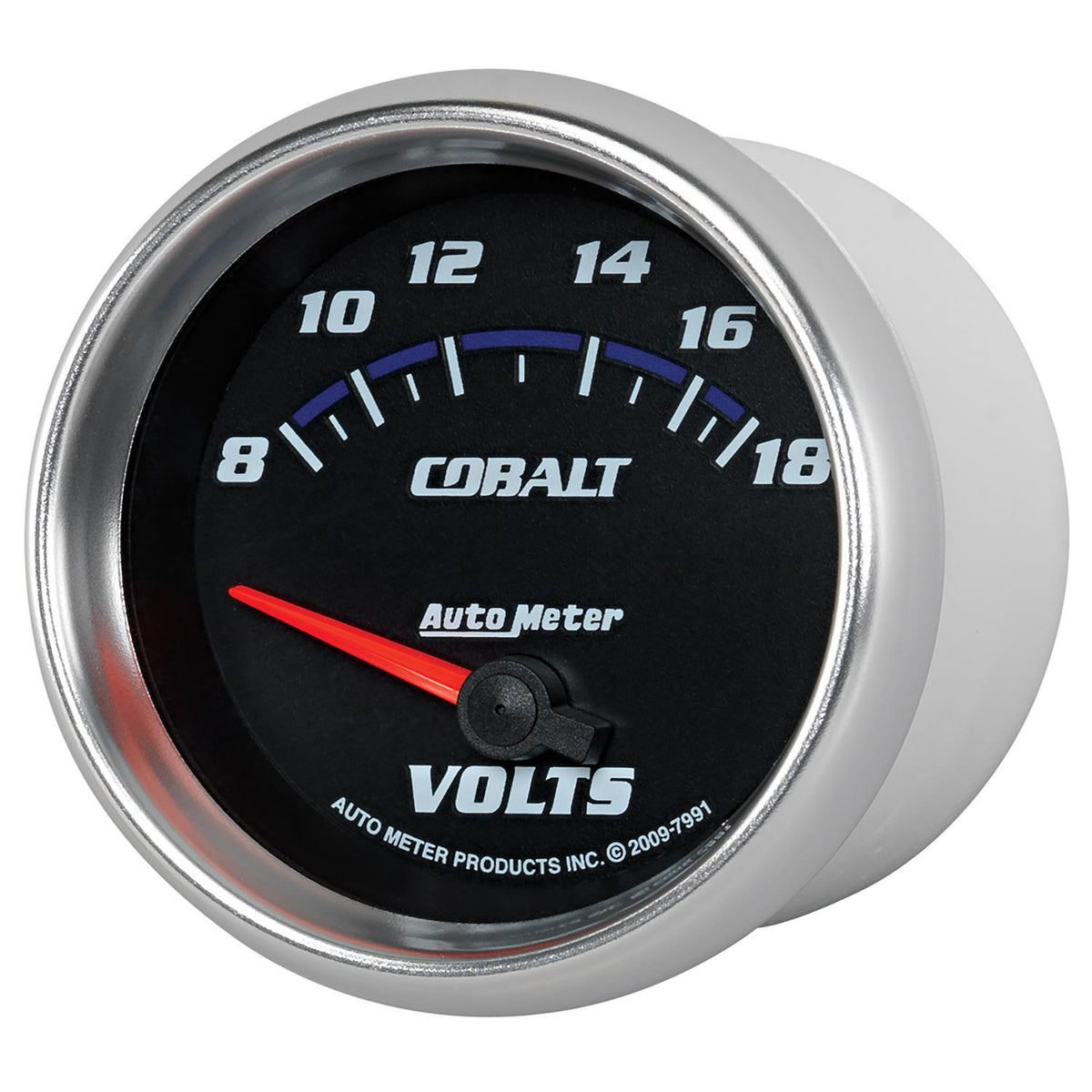 Auto Meter 2-5/8" VOLTMETER, 8-18V, COBALT - 7991